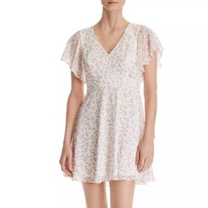 Aqua Womens Floral Mini Dress